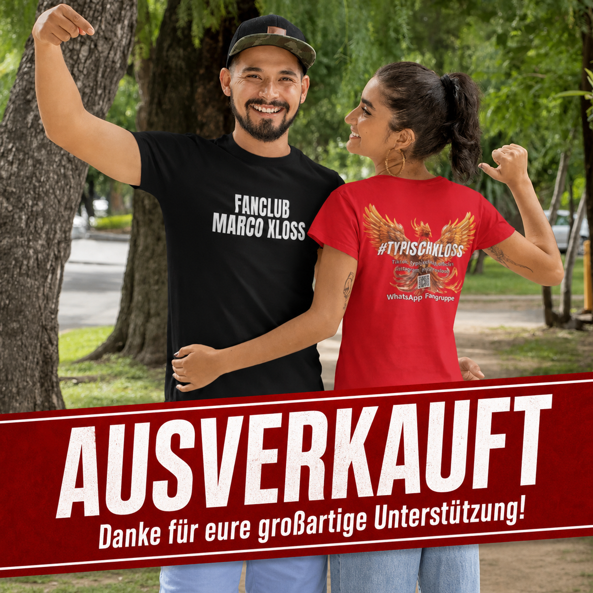 🖤 Fanclub Marco Kloss T-Shirt – #typischkloss Edition